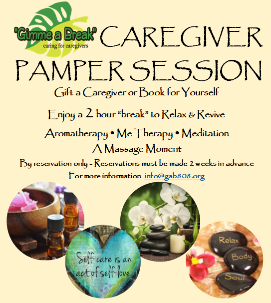 Pamper Session flyer blurb no price