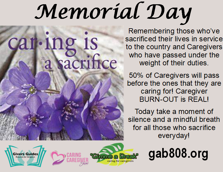 MAY 26 Memorial Day