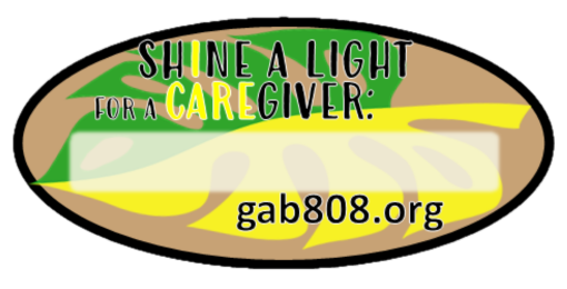 BLACK border - Lost/Passed Caregiver