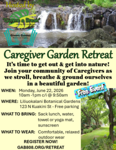 CG Garden Retreat Flyer 2026